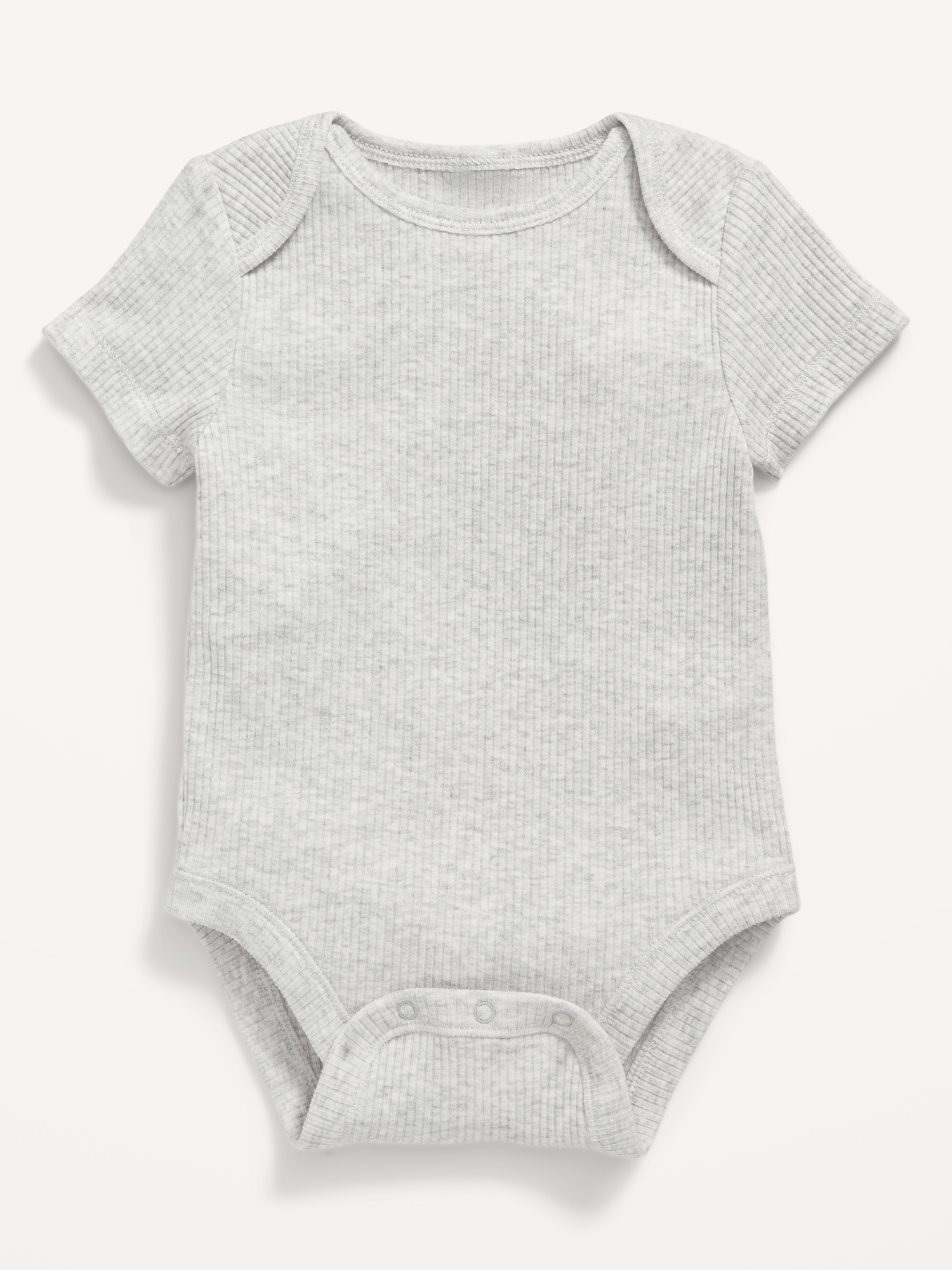 CACHE-COUCHE À MANCHES COURTES EN TRICOT CÔTELÉ UNISEXE POUR BÉBÉ