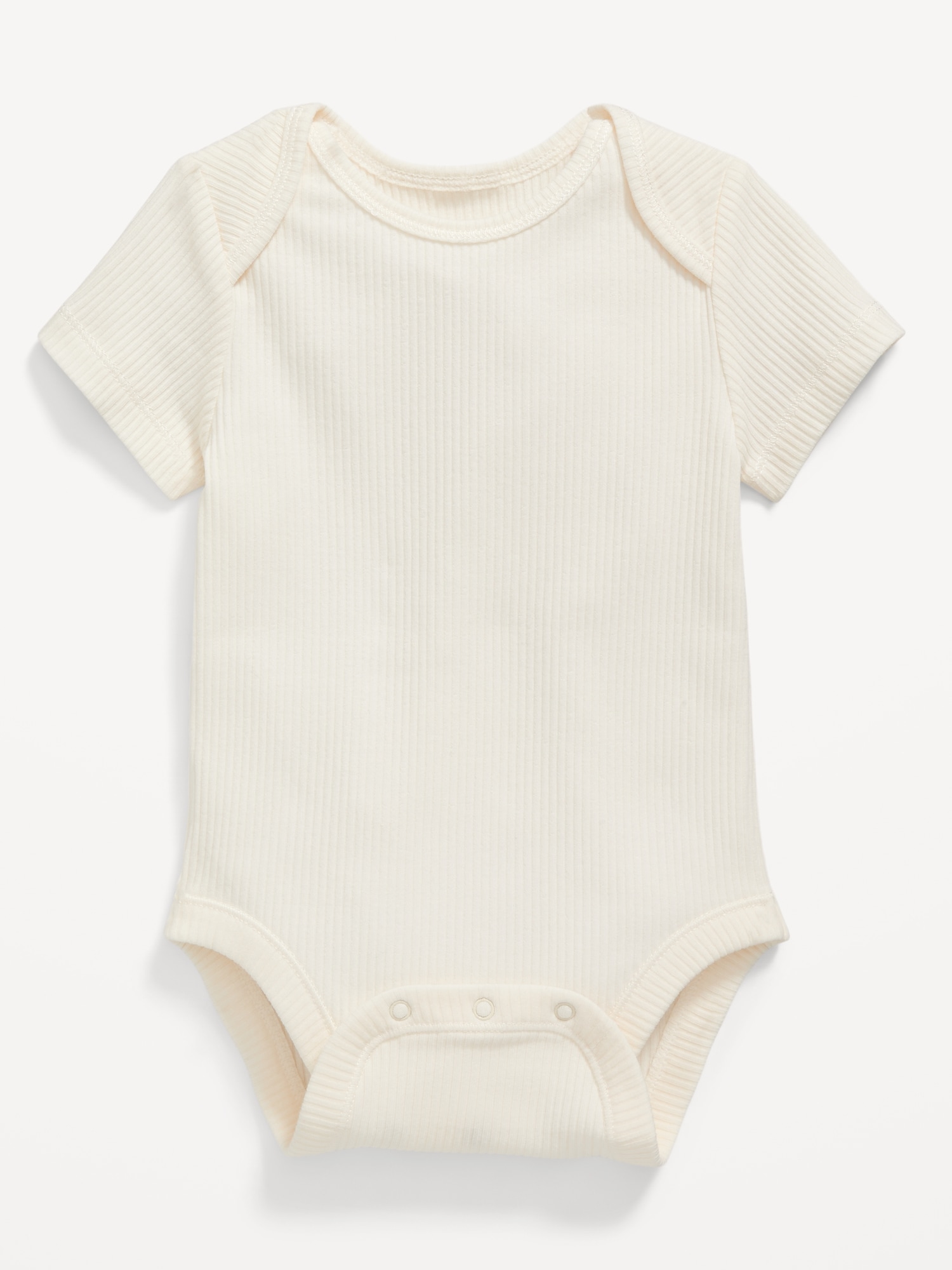 CACHE-COUCHE À MANCHES COURTES EN TRICOT CÔTELÉ UNISEXE POUR BÉBÉ