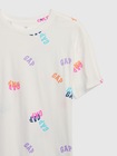 オーガニックコットン100% GAPロゴ チュニックTシャツ (キッズ)-2