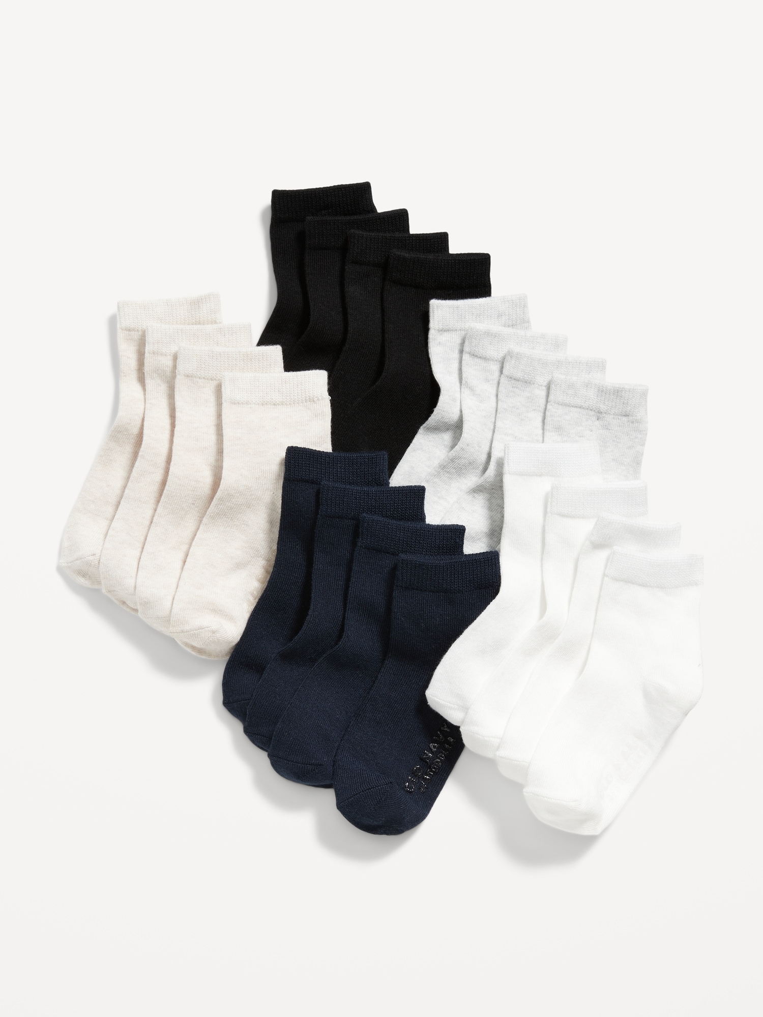 CHAUSSETTES UNISEXES POUR TOUT-PETIT ET BÉBÉ (PAQUET DE 10 PAIRES)