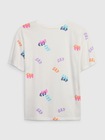 オーガニックコットン100% GAPロゴ チュニックTシャツ (キッズ)-1
