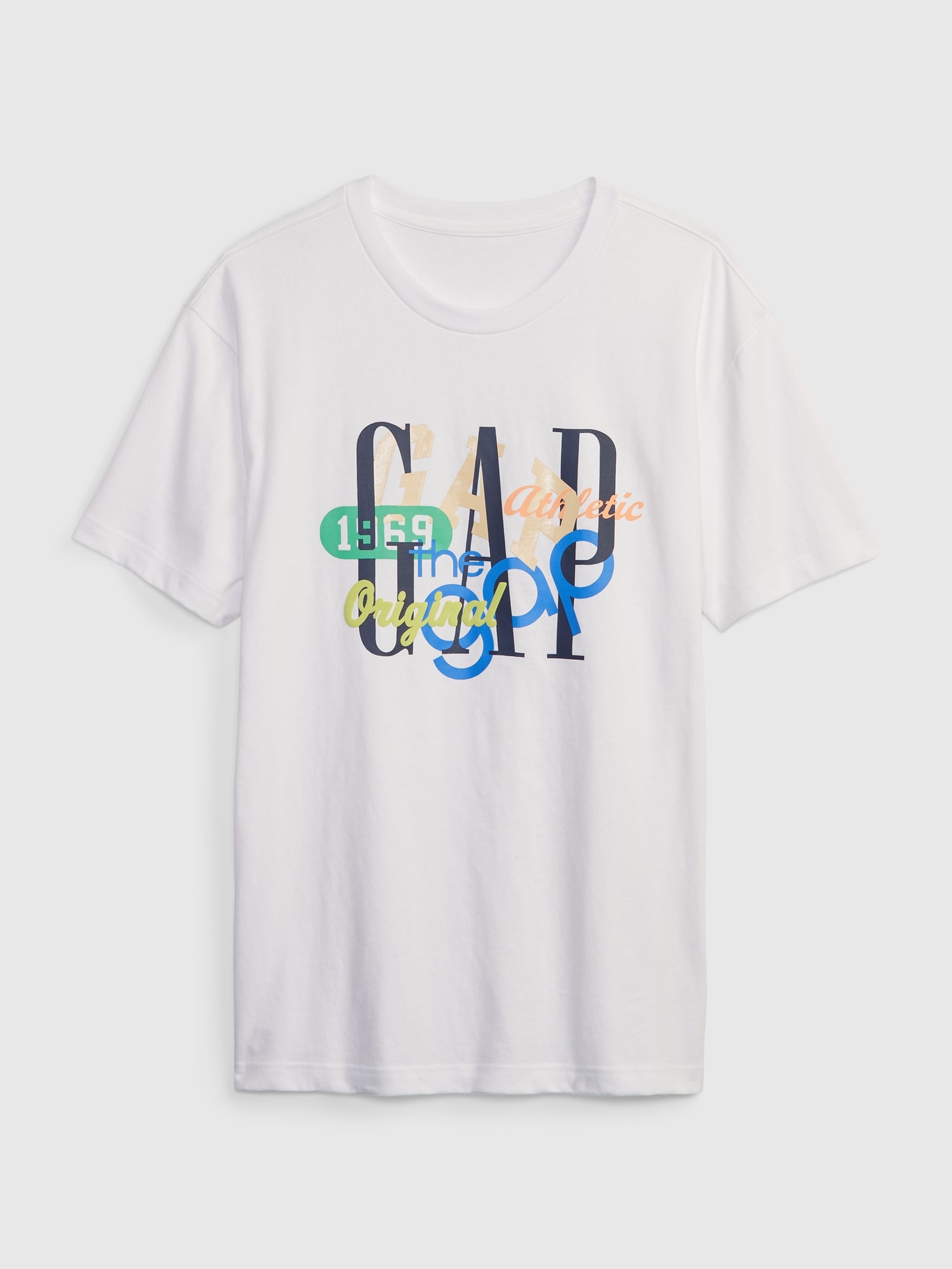 Gap公式オンラインストア | ミックスGAPロゴ Tシャツ(ユニセックス)