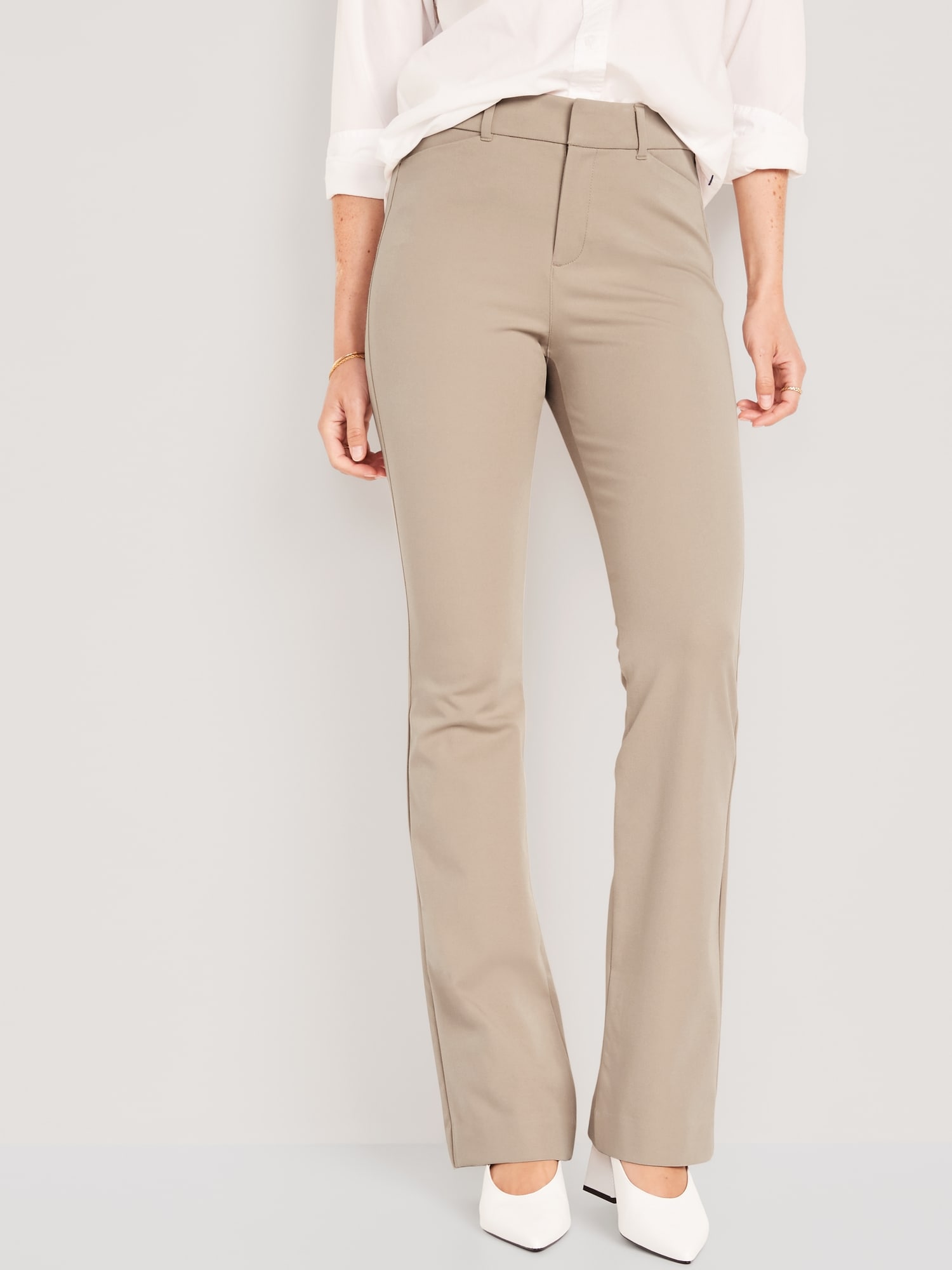 high waisted flare dress pants The Dream Modest Tiered Dress