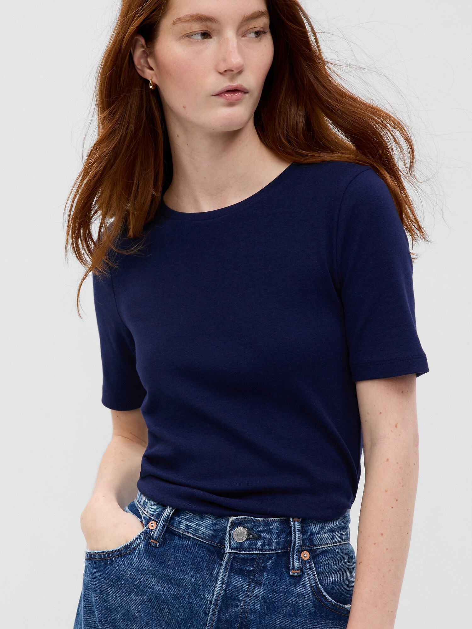 ジェイプレス　Tシャツ　半袖　110 　紺色