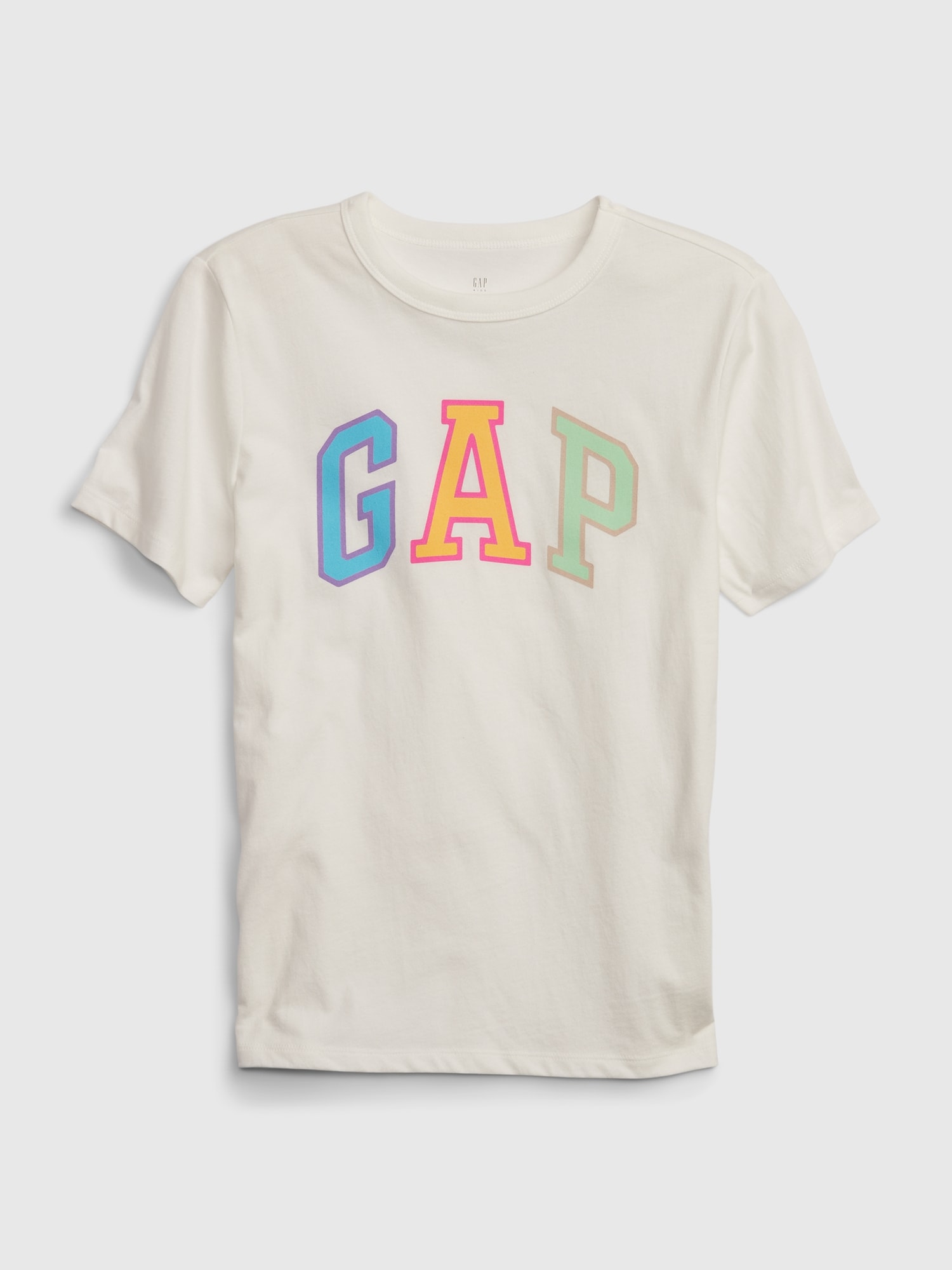 オーガニックコットン100% Gapロゴ Tシャツ (キッズ)