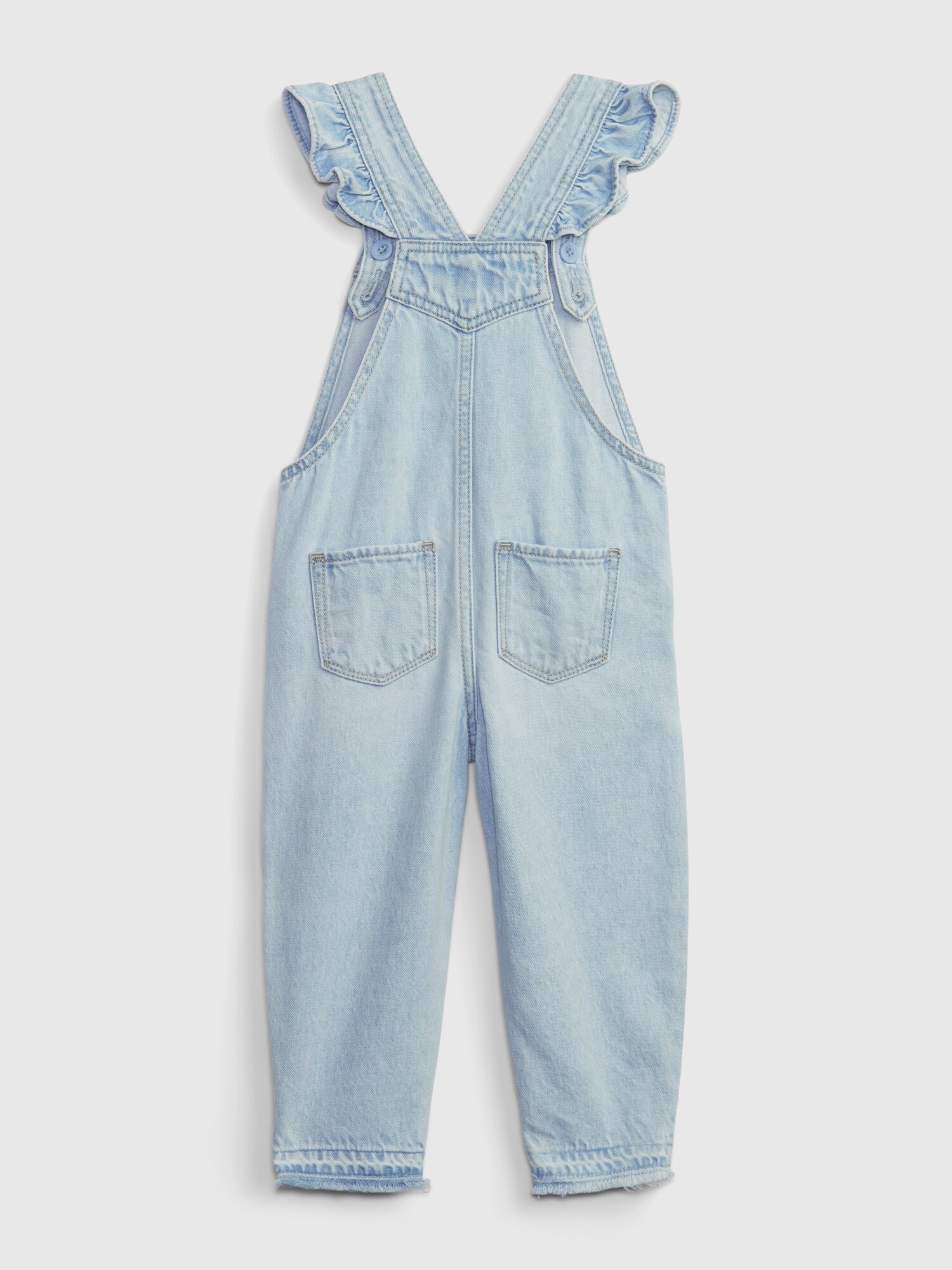 Gap公式オンラインストア babyGap ディズニー ミニーマウス ウォッシュウェルデニム オーバーオール