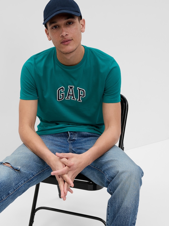GAPアーチロゴTシャツ(ユニセックス)-0