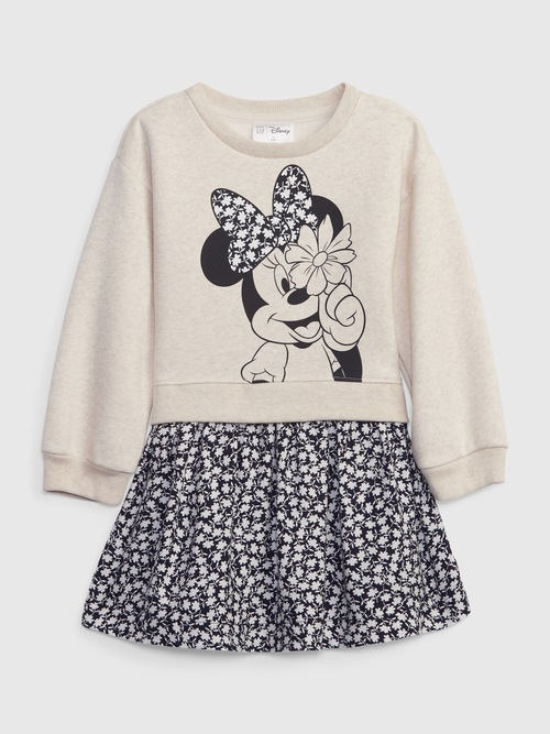 babyGap ディズニー ミニーマウス 2-in-1 スウェットワンピース