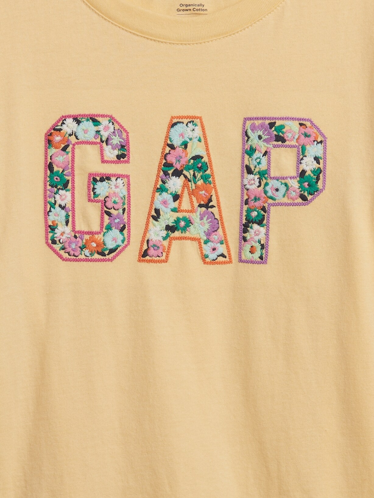 Gap公式オンラインストア | オーガニックコットン100% GAPロゴ Tシャツ (キッズ)