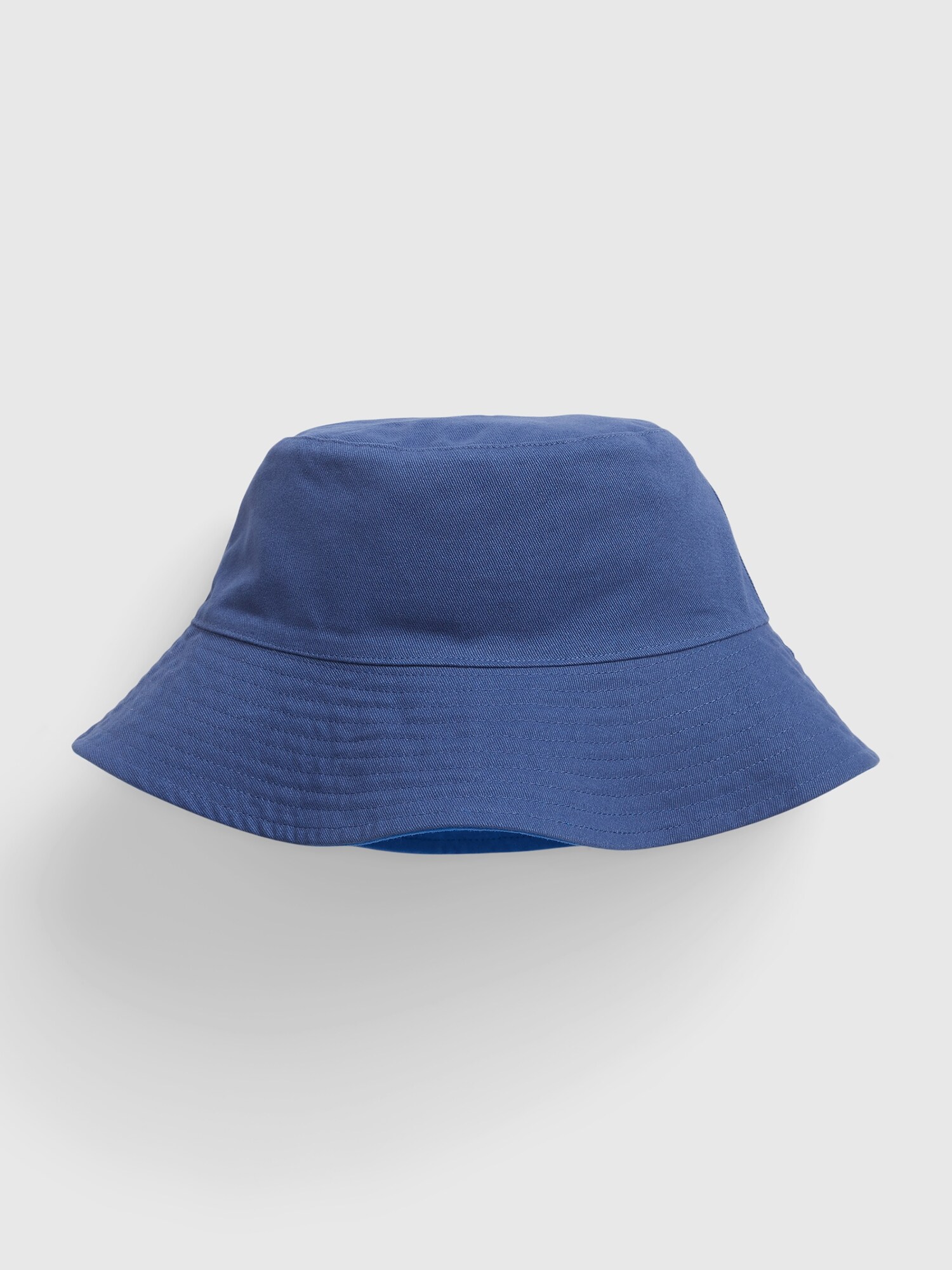 P72 バケットハット 定価2,990円 オーガニックコットン 薄青 59㎝ - 帽子