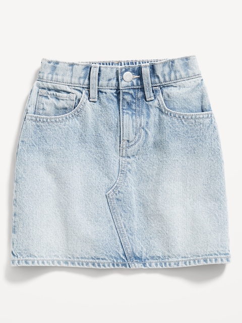 JUPE EN DENIM À TAILLE HAUTE POUR FILLE