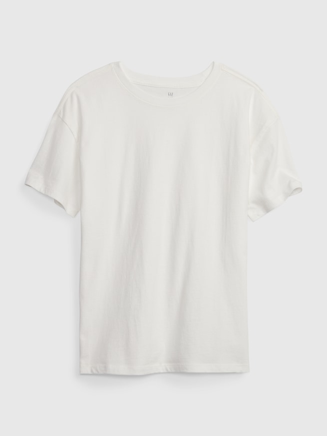 オーガニックコットン100% チュニックTシャツ (キッズ)-0