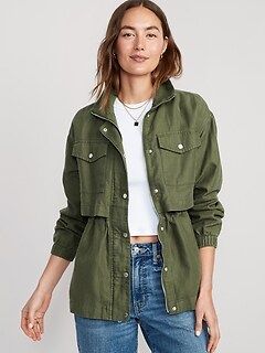 old navy khaki jacket