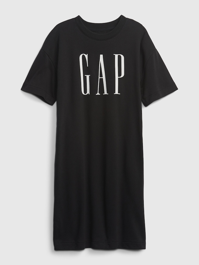 GapロゴTシャツワンピース (キッズ)-0
