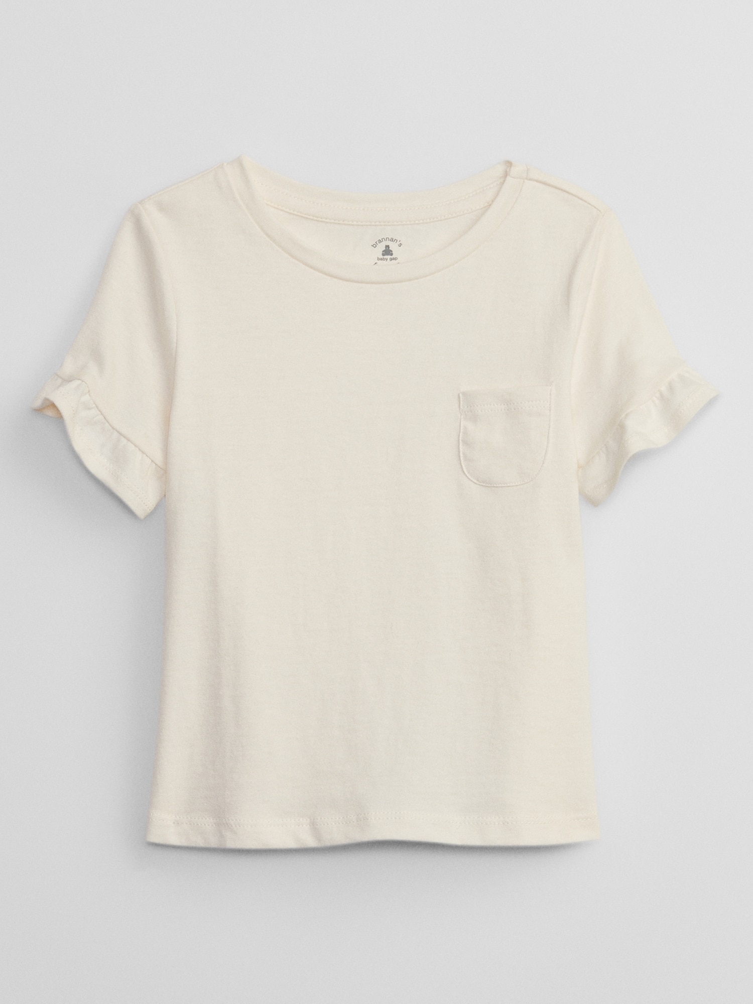 babyGap ラッフルフリル ポケットTシャツ-0