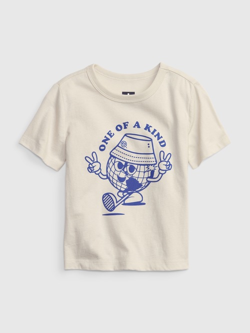 オーガニックコットン100% ブラナン プレイタイムフェイバリット グラフィックTシャツ (幼児・ユニセックス)