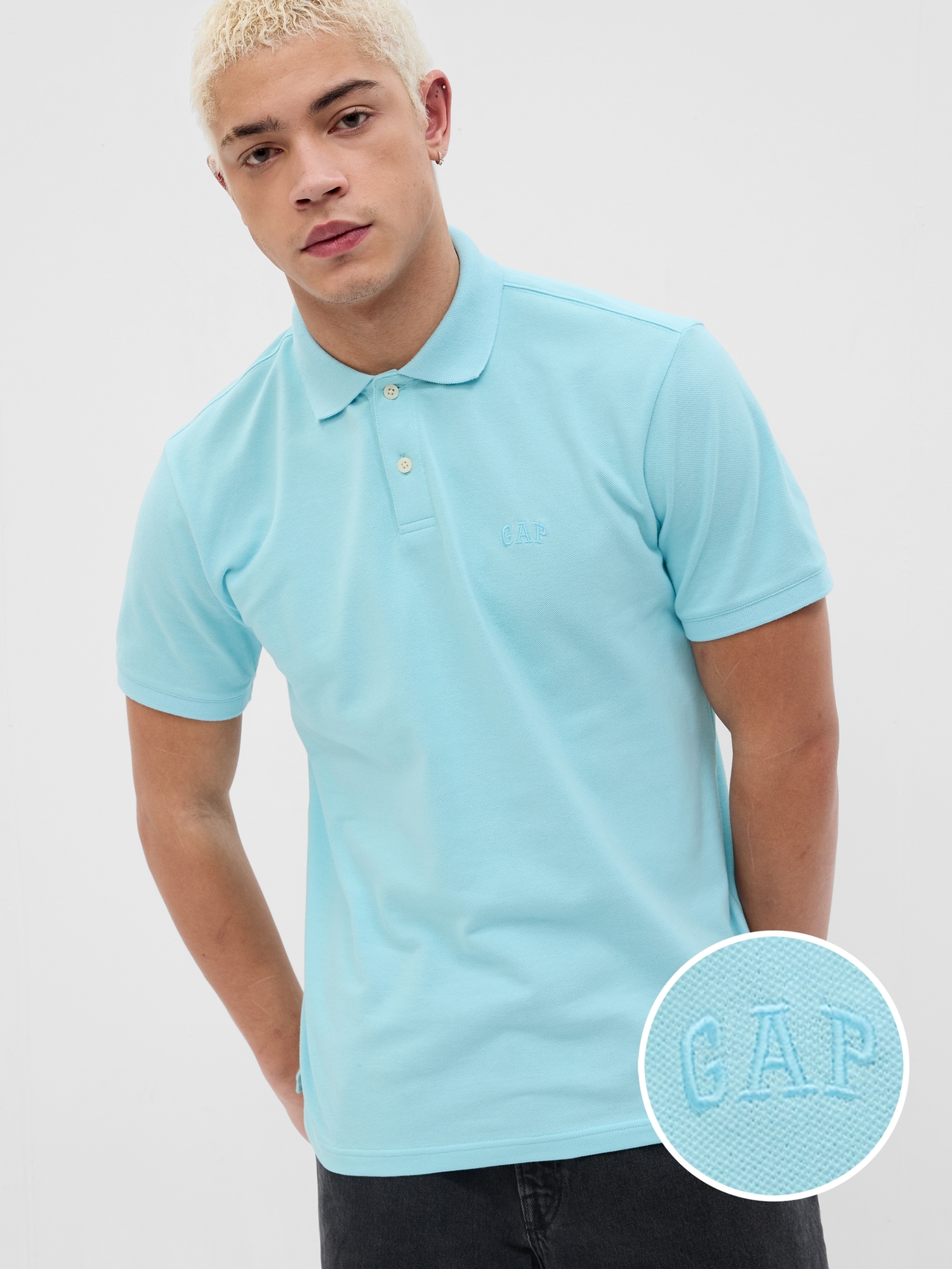 GAPロゴ ポロシャツ(ユニセックス) Gap公式オンラインストア
