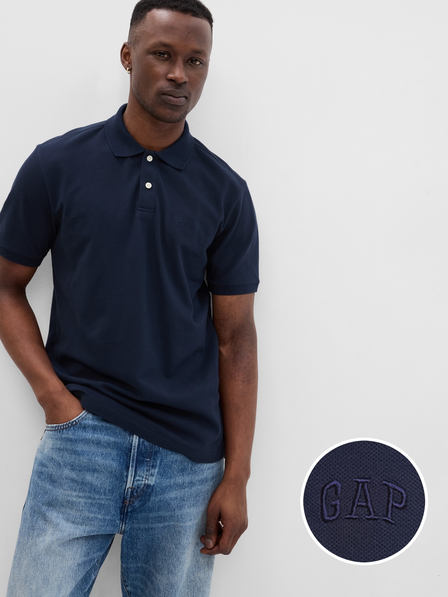 GAPロゴ ポロシャツ(ユニセックス) - Gap公式オンラインストア