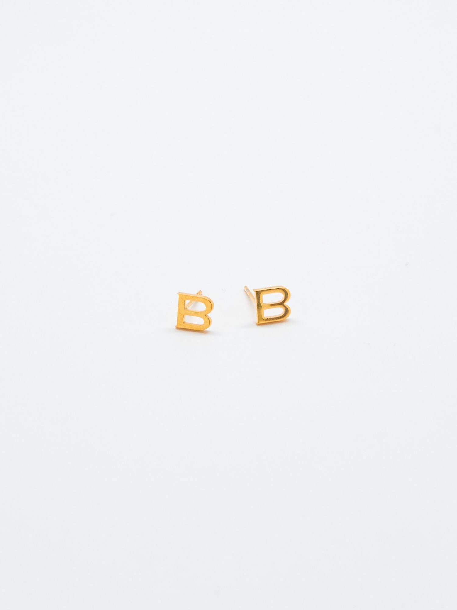 Admiral Row Gold Initial Earrings