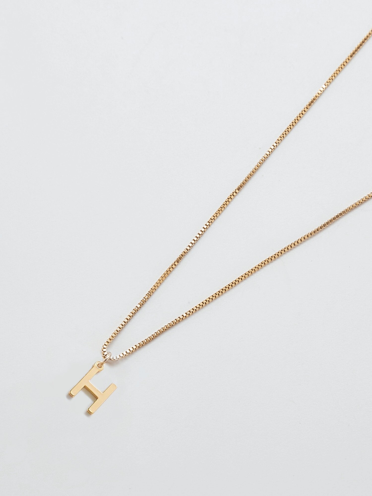 Admiral Row Gold Dainty Initial Necklace