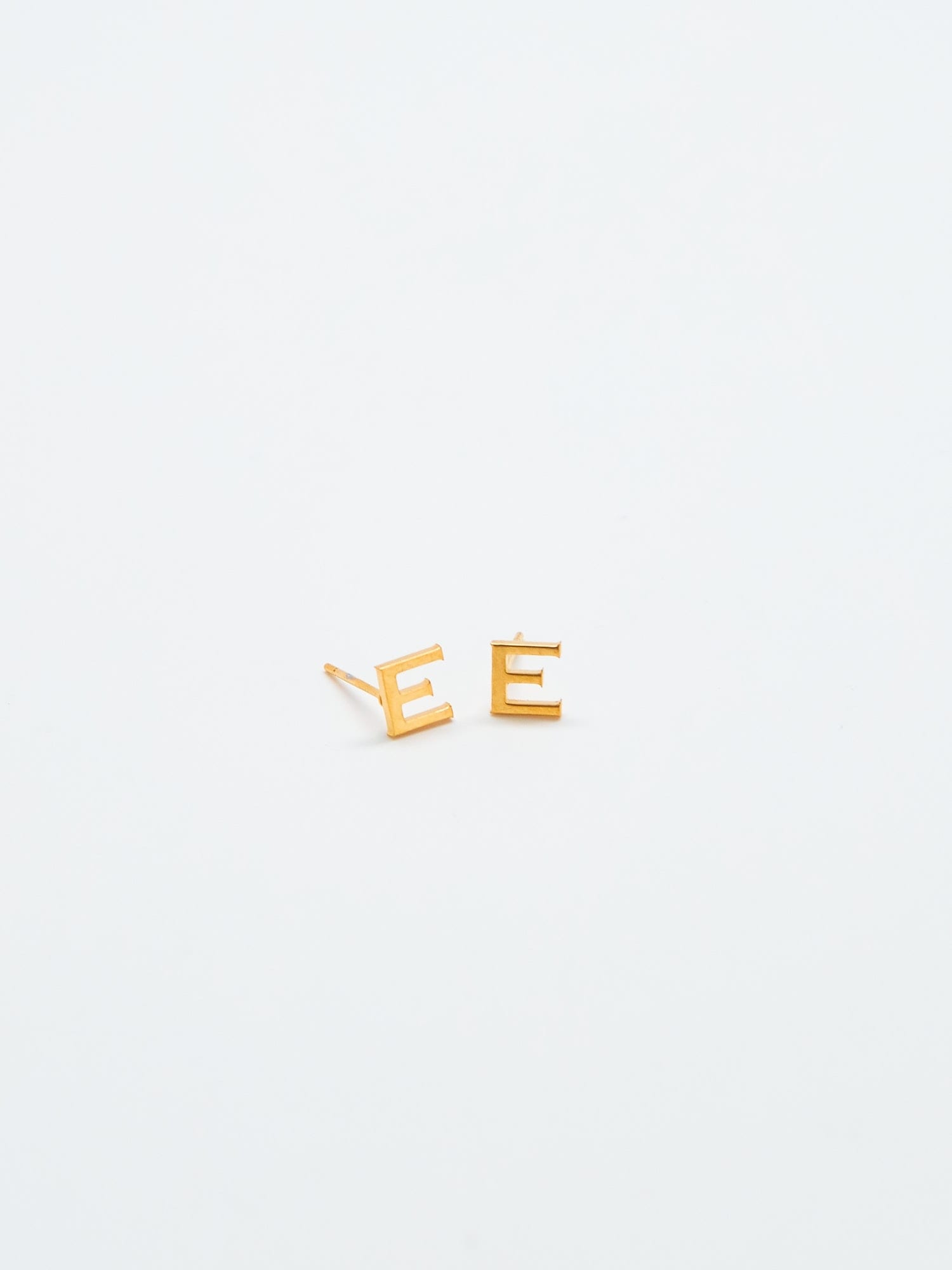 Admiral Row Gold Initial Earrings