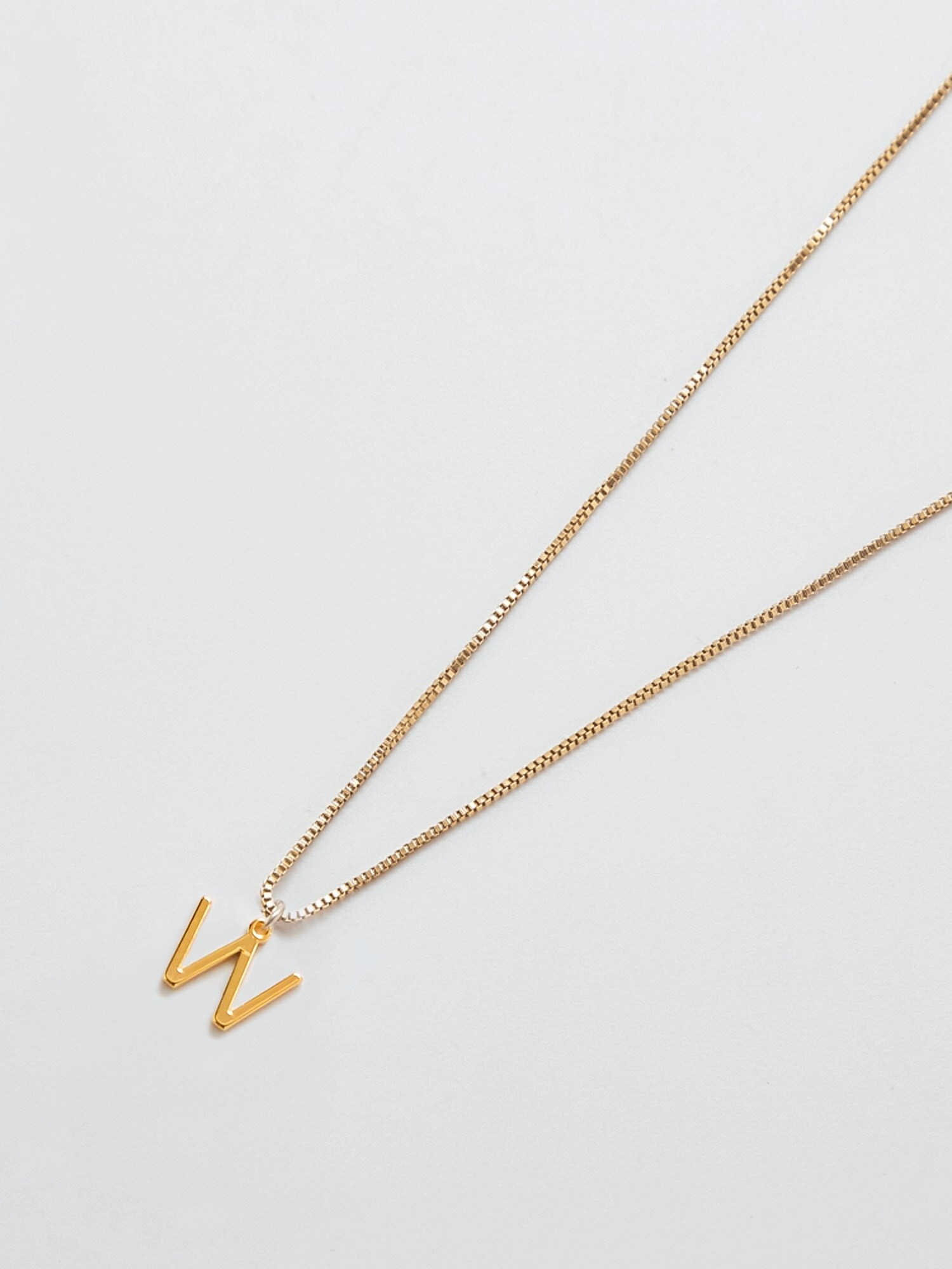 Admiral Row Gold Dainty Initial Necklace