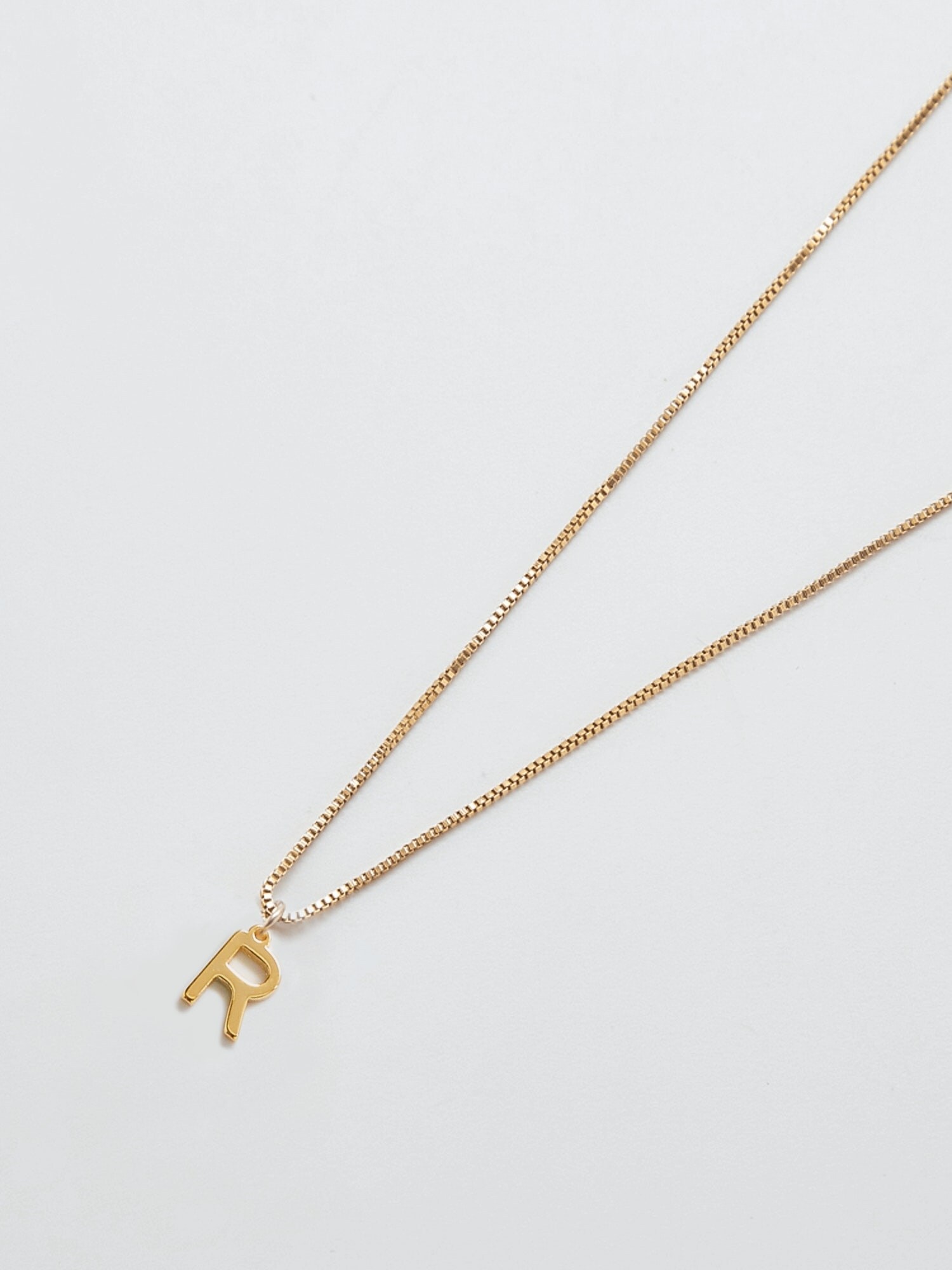 Admiral Row Gold Dainty Initial Necklace