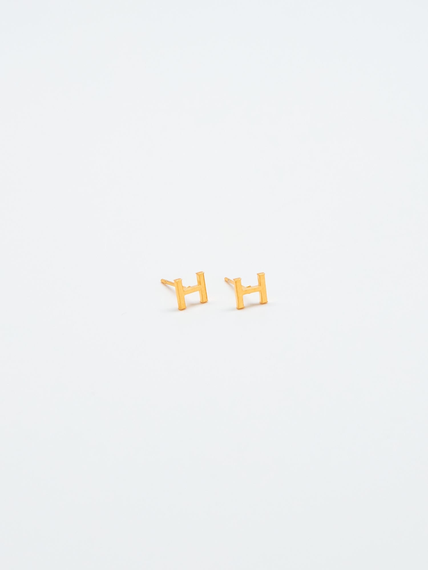 Admiral Row Gold Initial Earrings