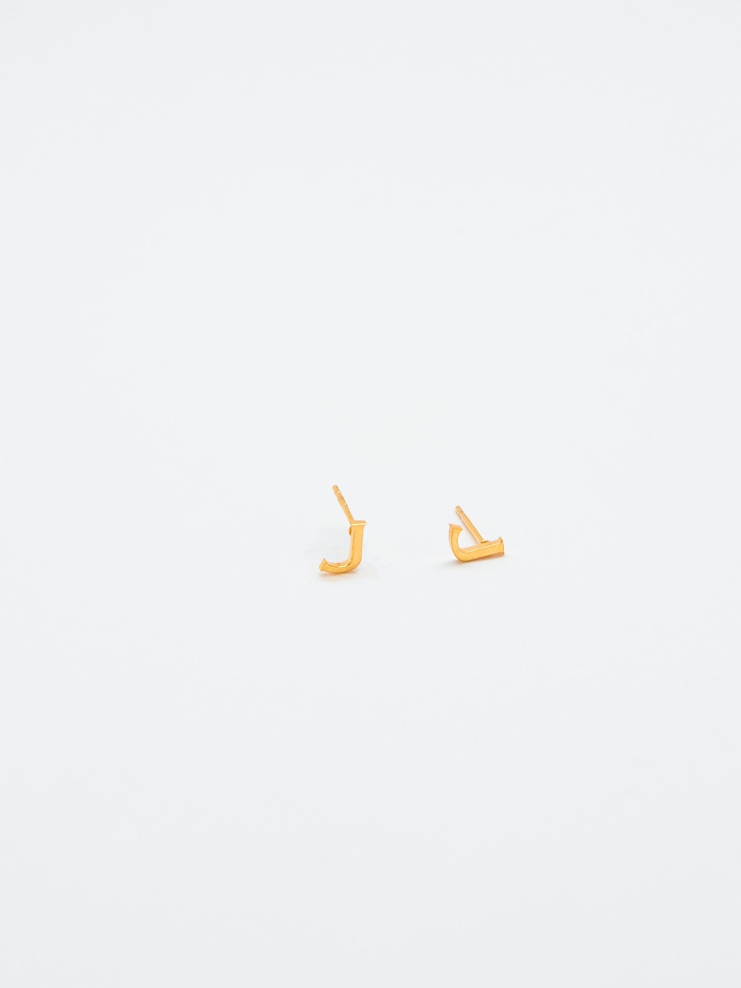 Admiral Row Gold Initial Earrings