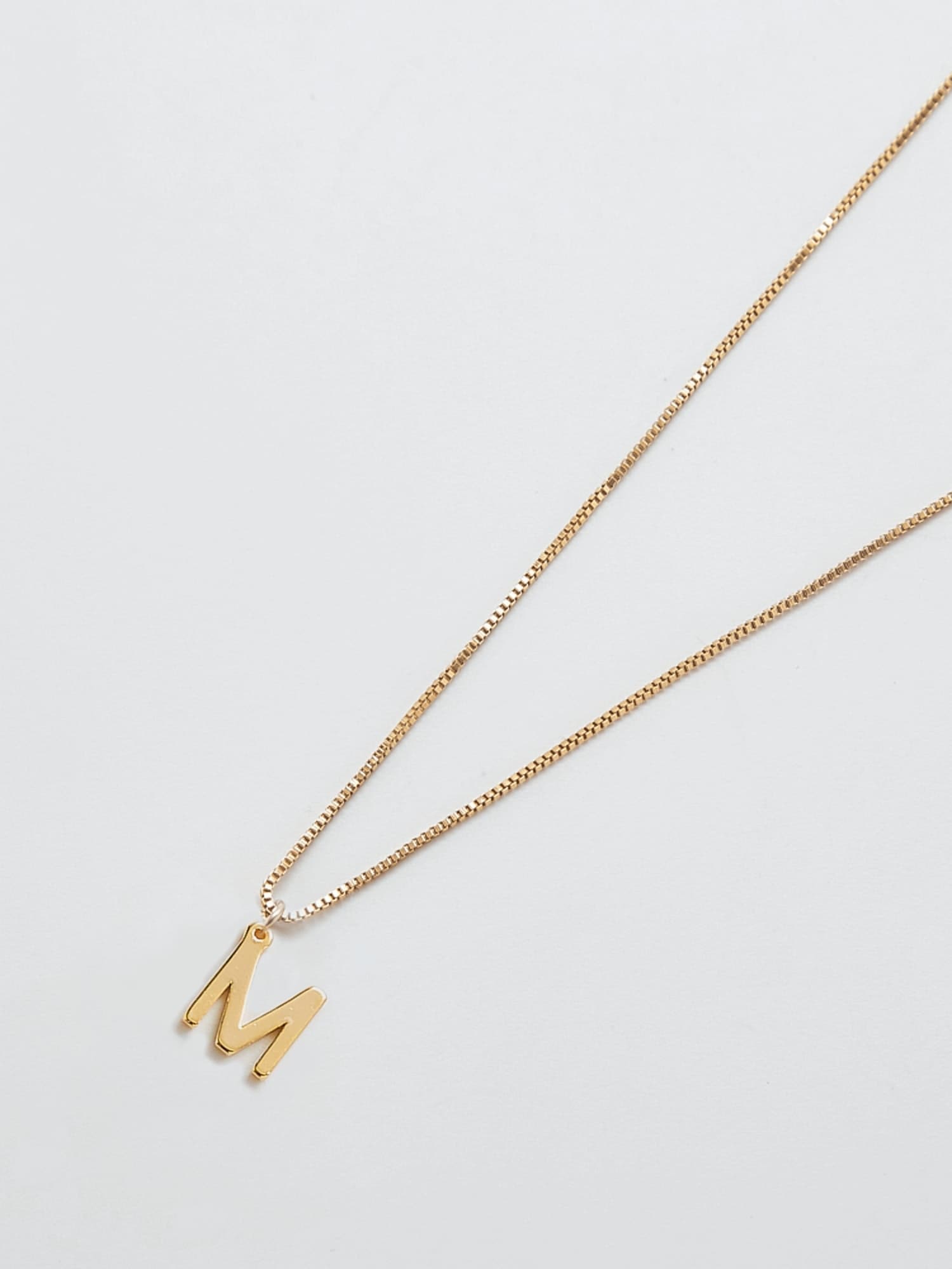 Admiral Row Gold Dainty Initial Necklace