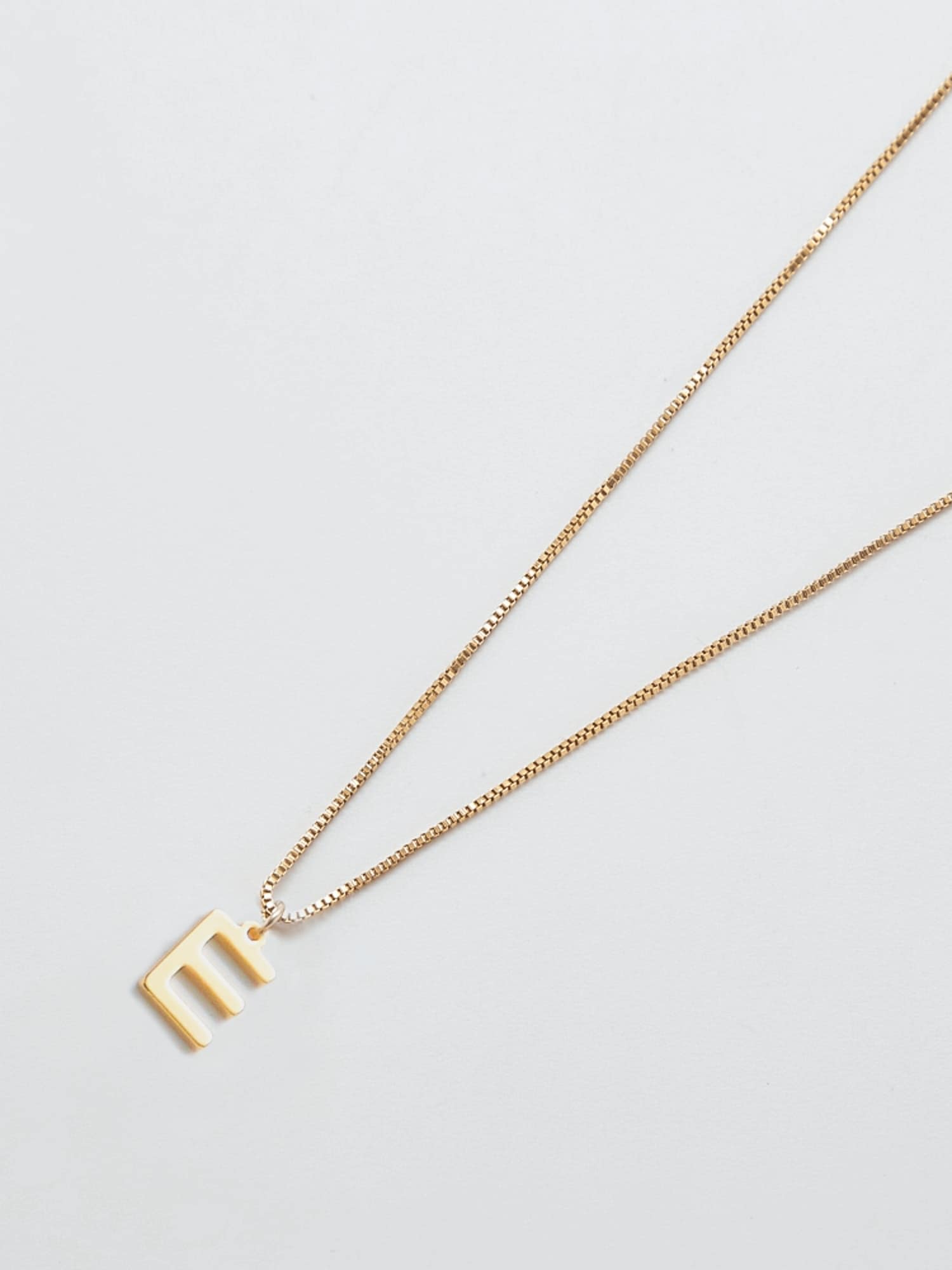 Admiral Row Gold Dainty Initial Necklace
