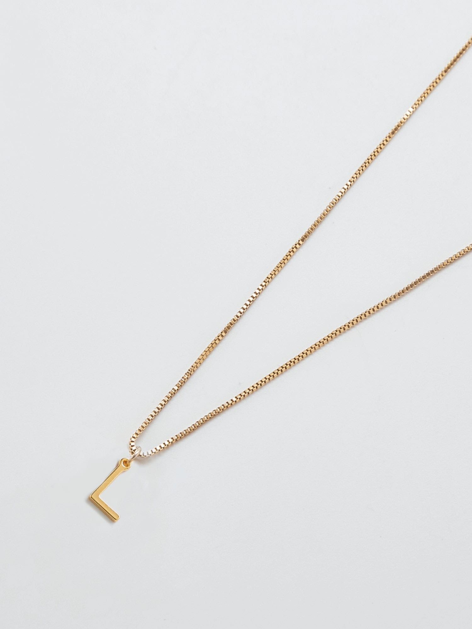 Admiral Row Gold Dainty Initial Necklace
