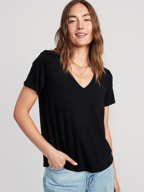 Luxe V-Neck T-Shirt