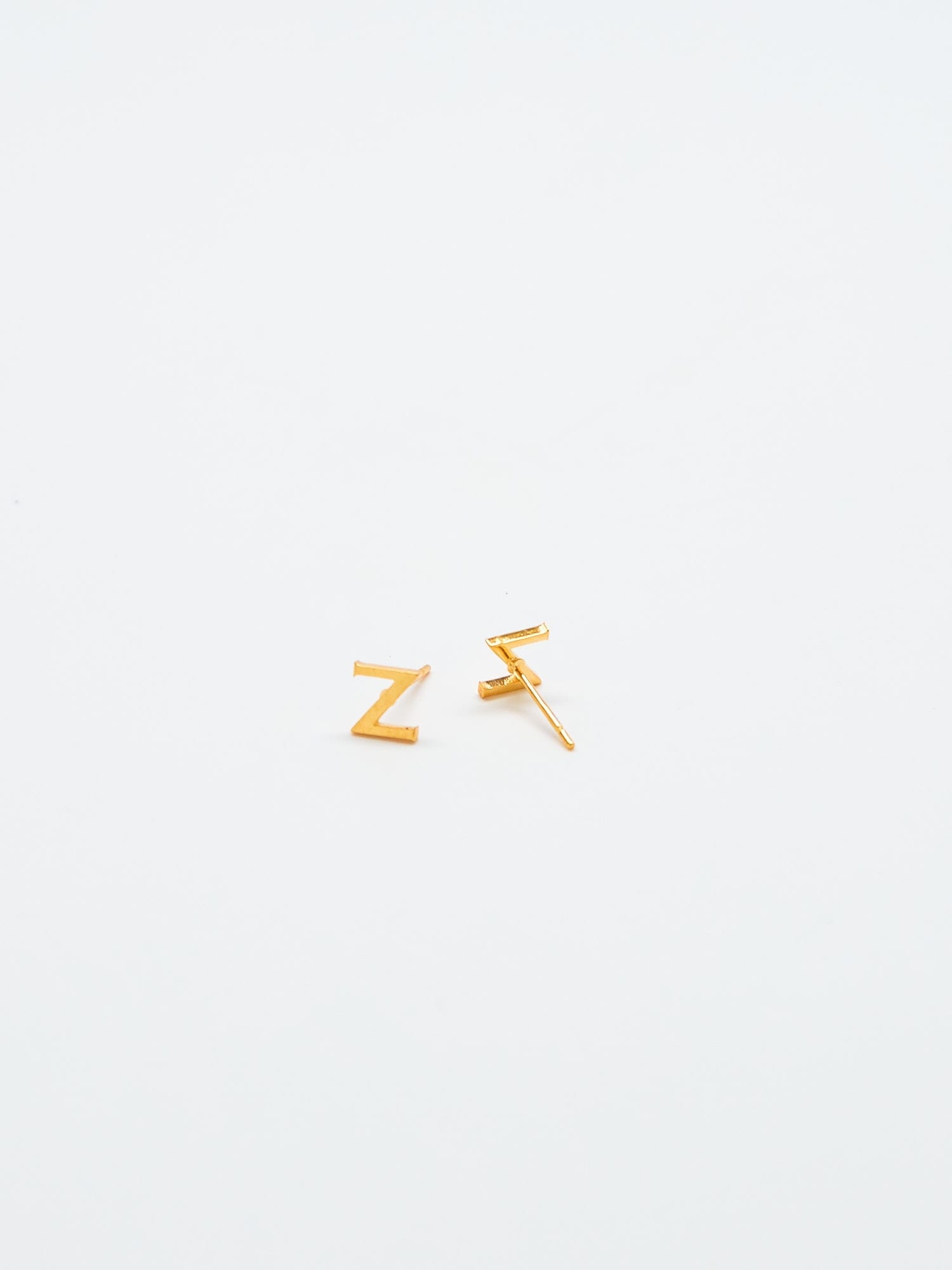 Admiral Row Gold Initial Earrings