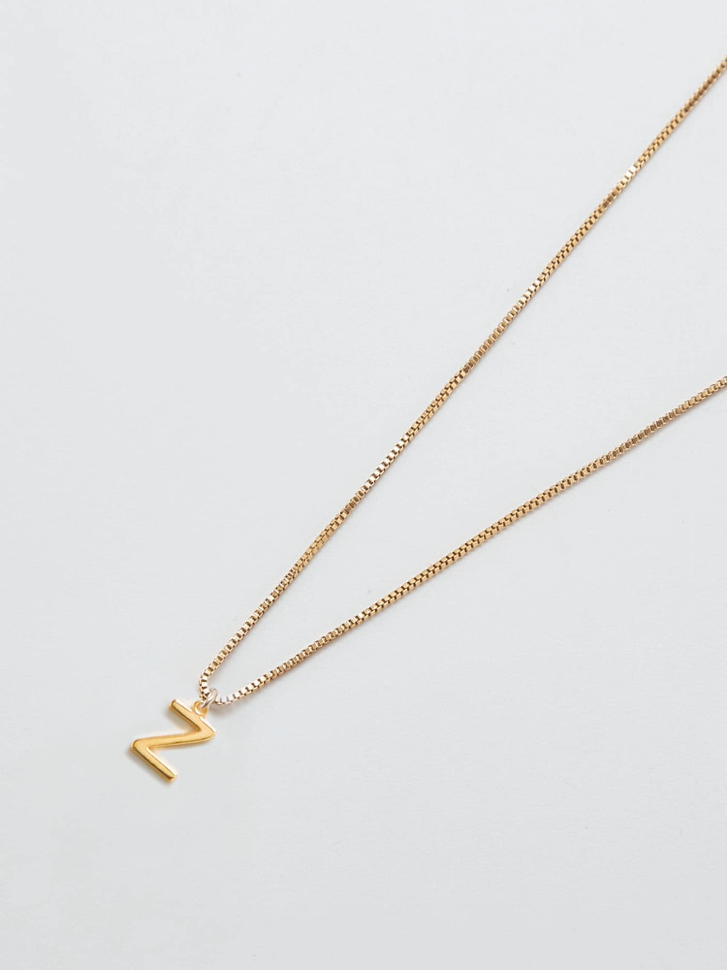 Admiral Row Gold Dainty Initial Necklace