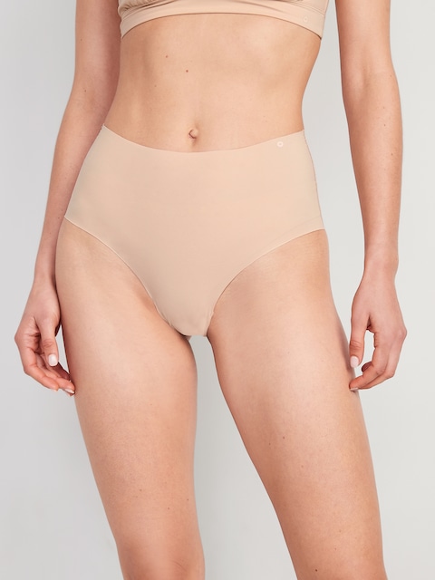 High-Waisted No-Show Brief Underwear