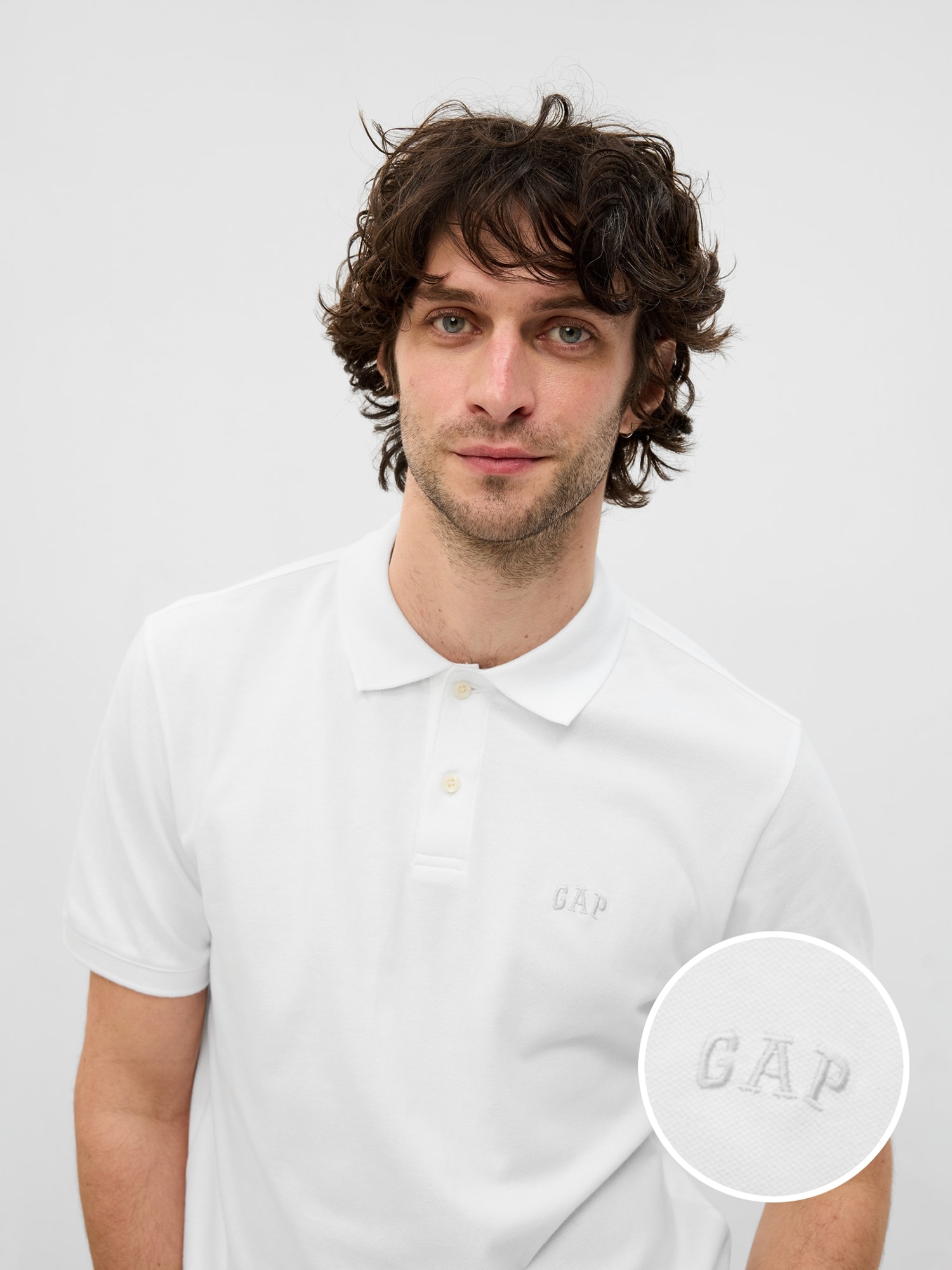 Gap公式オンラインストア | GAPロゴ ポロシャツ(ユニセックス)