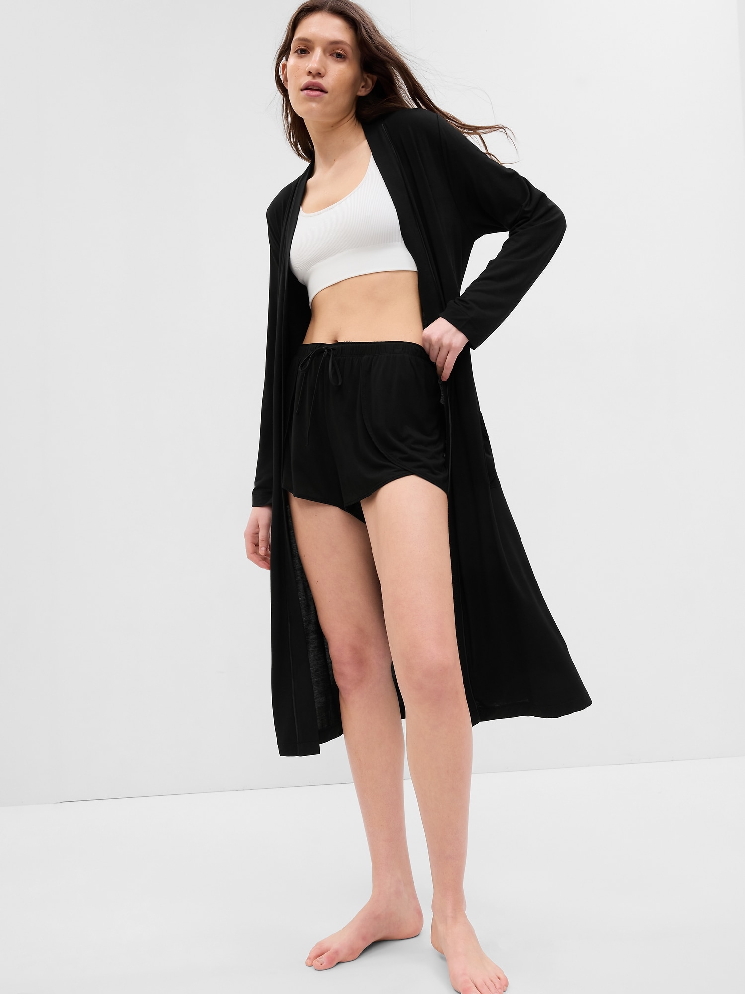 PEIGNOIR DE PYJAMA EN MODAL