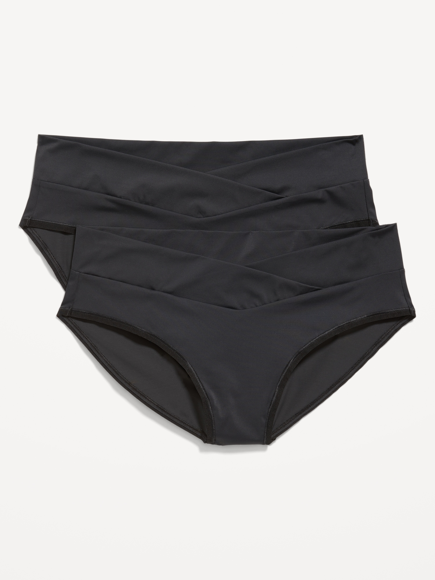 CULOTTE BIKINI INVISIBLE TAILLE BASSE DE MATERNITÉ (PAQUET DE 2)