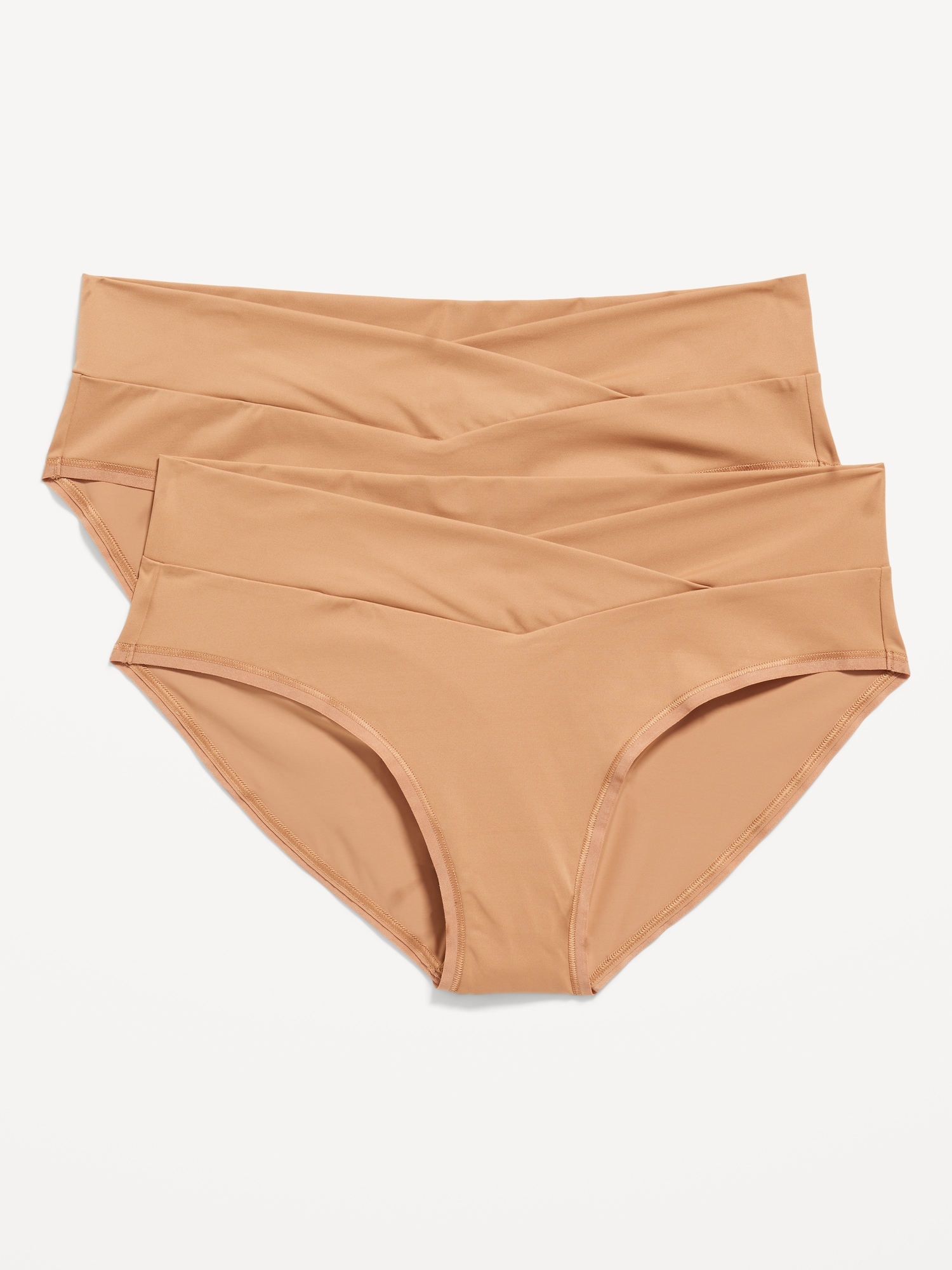 CULOTTE BIKINI INVISIBLE TAILLE BASSE DE MATERNITÉ (PAQUET DE 2)
