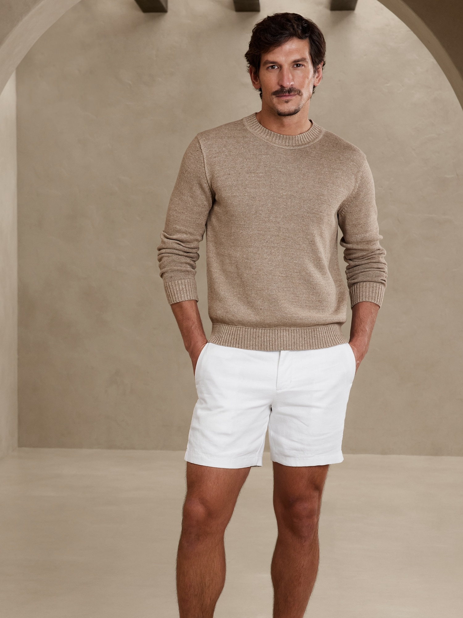 7" Linen-Cotton Short