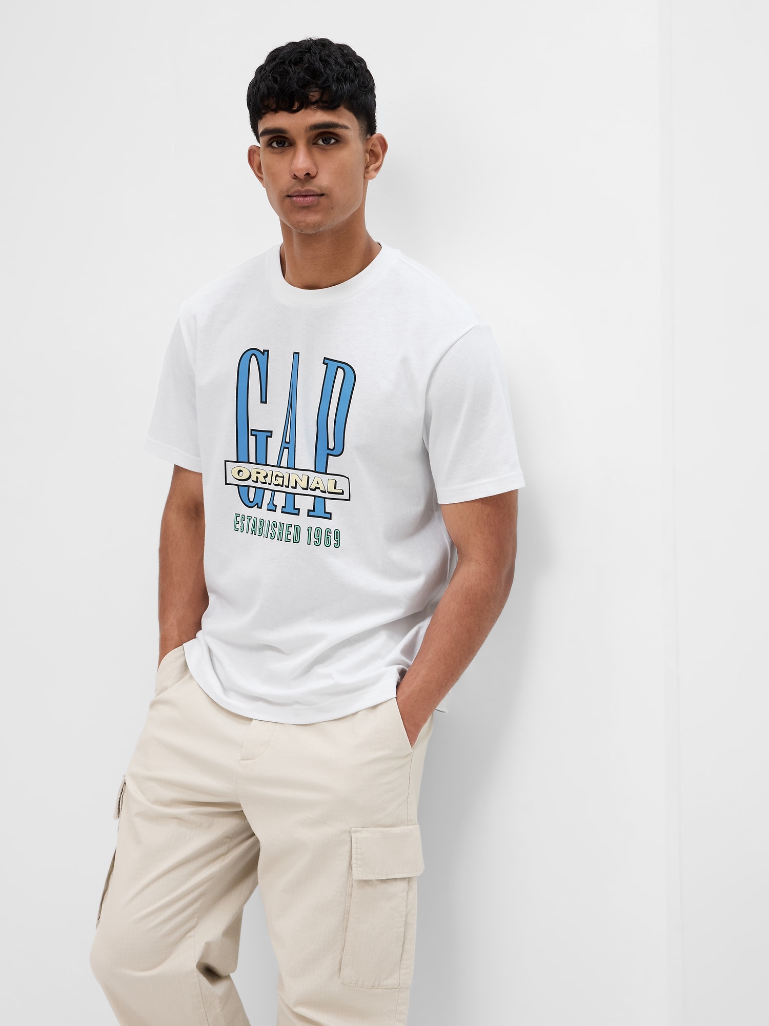 Gap オーバーサイズ 白Tシャツ - Tシャツ