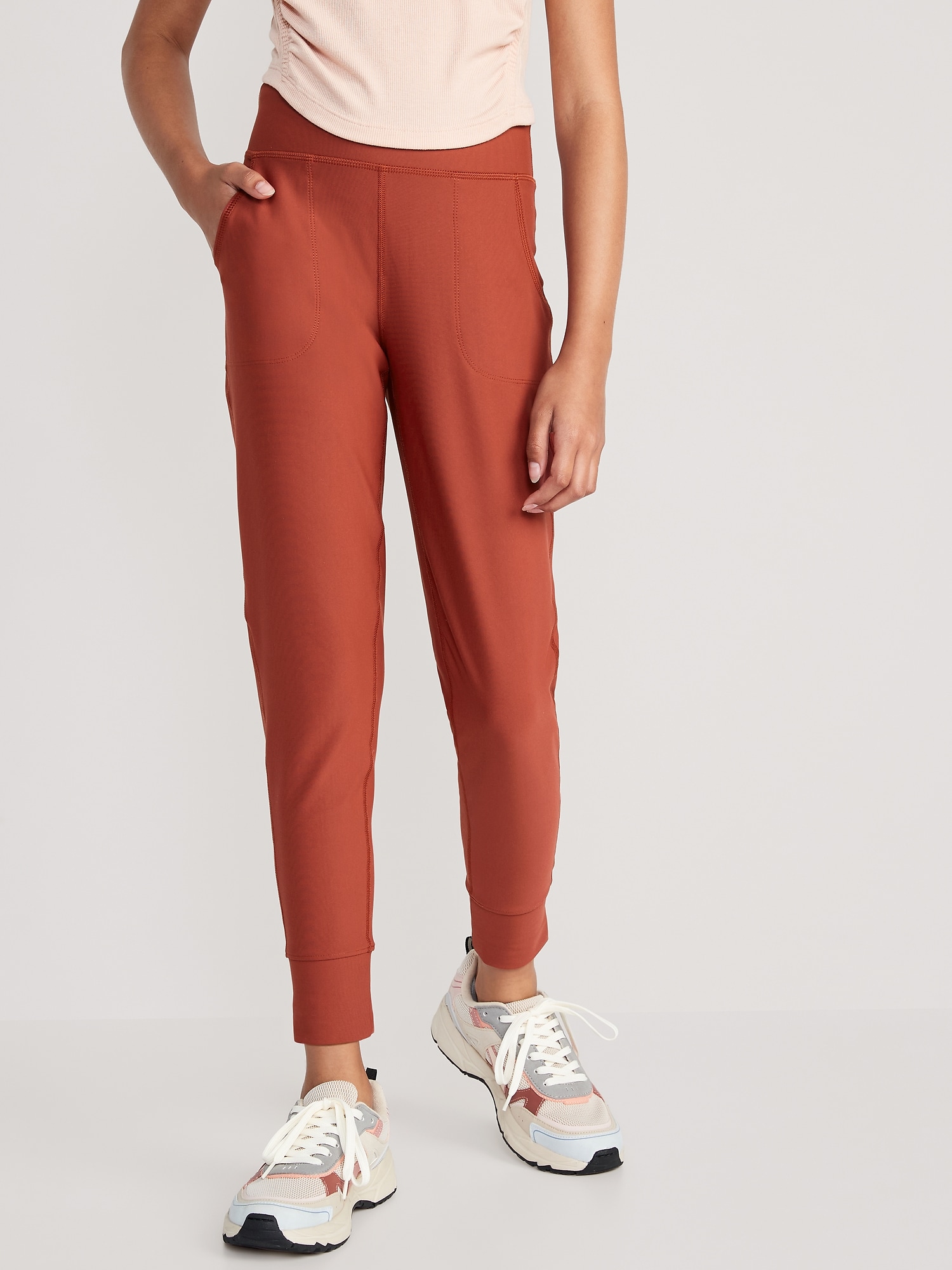 High-Waisted PowerSoft 7/8-Length Joggers for Girls