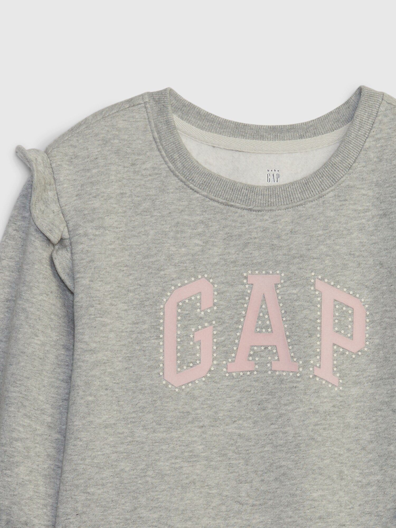 Gap公式オンラインストア | GAPアーチロゴ ワッフルフリル スウェット