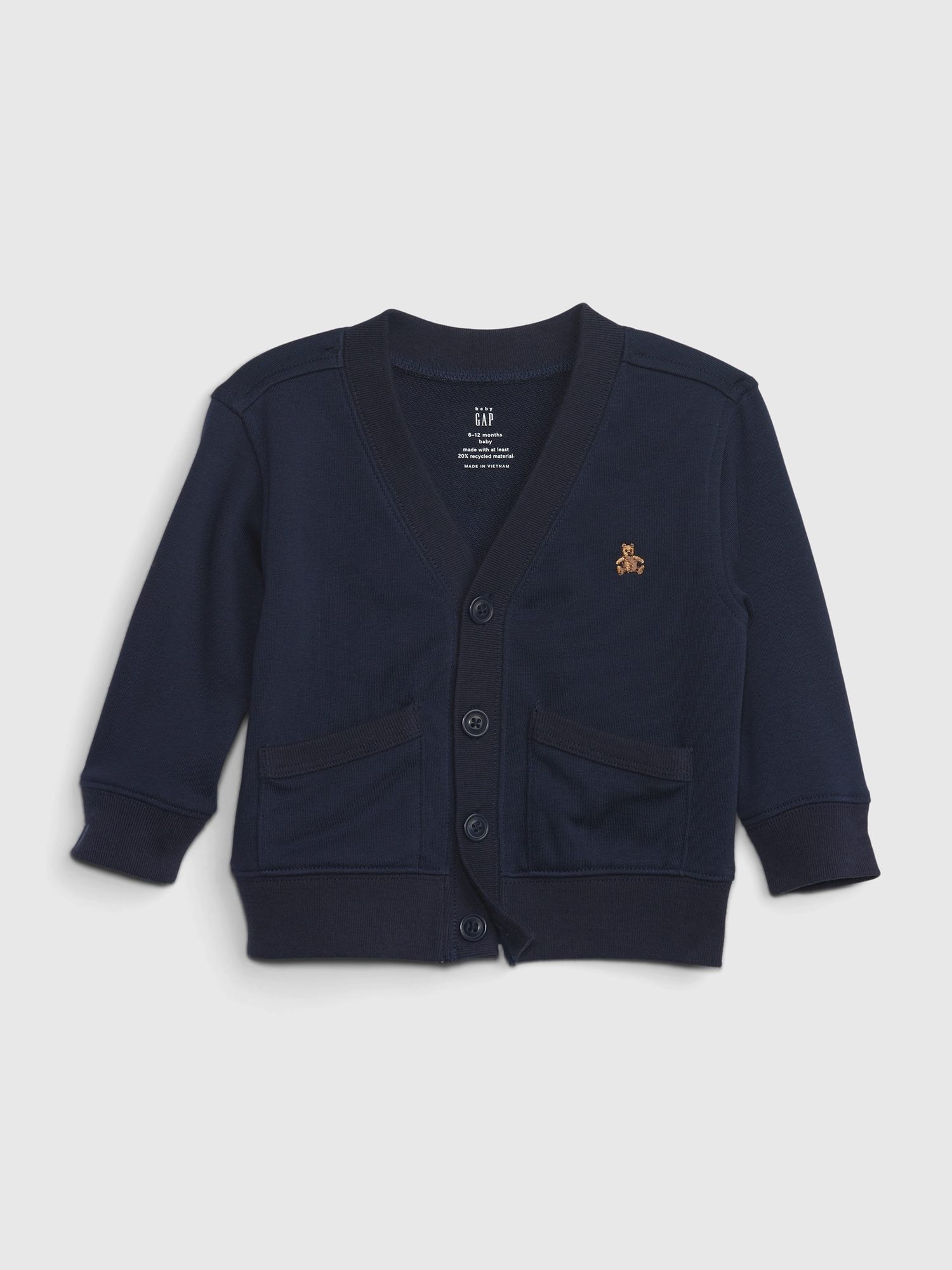 baby GAP カーディガン ネイビー 6-12months - アウター