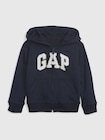 babyGap GAPロゴ ジップアップパーカー-0