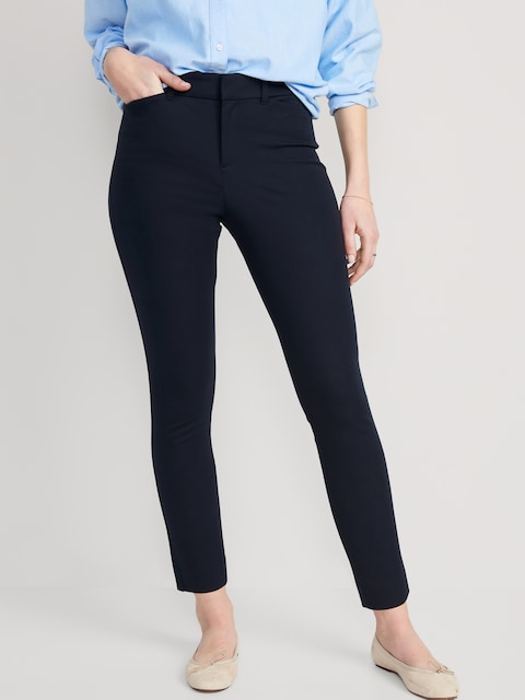 High-Waisted Pixie Skinny Ankle Pants