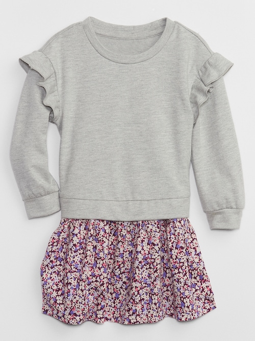 babyGap ラッフルフリル スウェットワンピース
