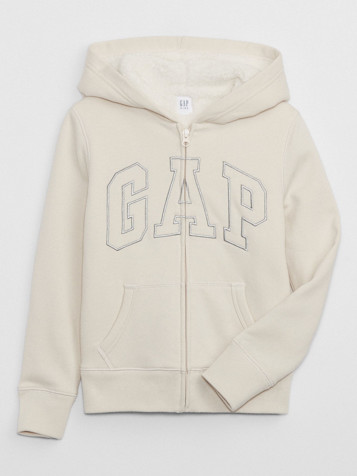 GAP ギャップ♡裏地キルティング ジャケット ジップアップ ブラック S