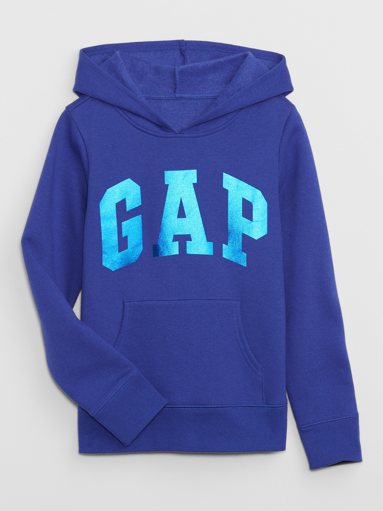 Gap Kids パーカー Sサイズ ブルー 長袖 - トップス
